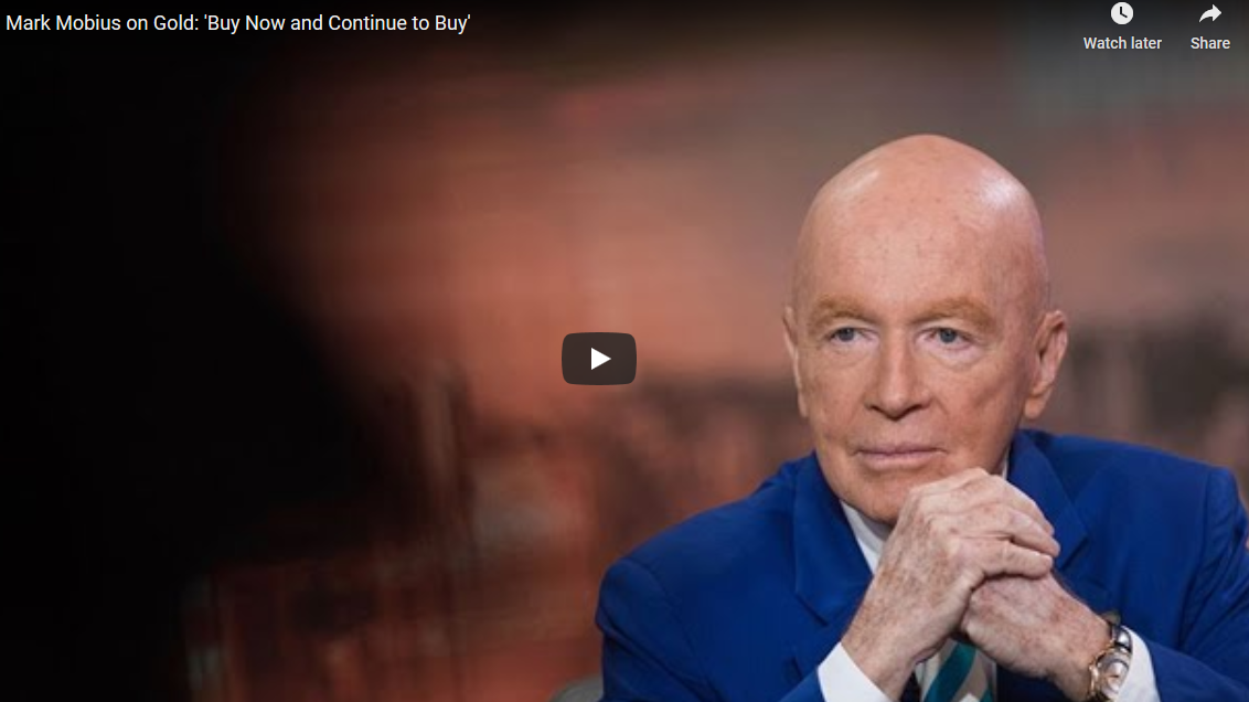 Mark Mobius on Gold: ‘Buy Now and Continue to Buy’